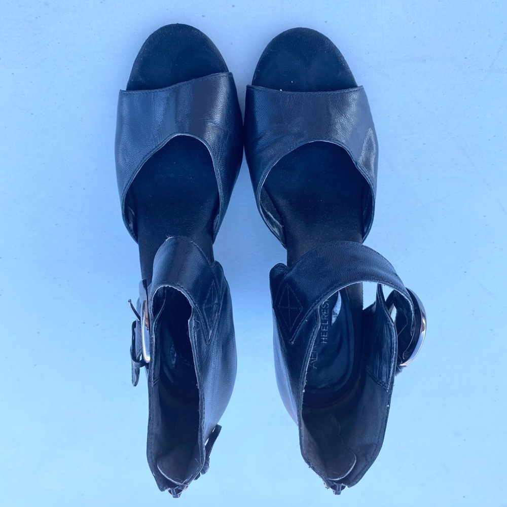 Aerosoles Heelrest Black Wedges